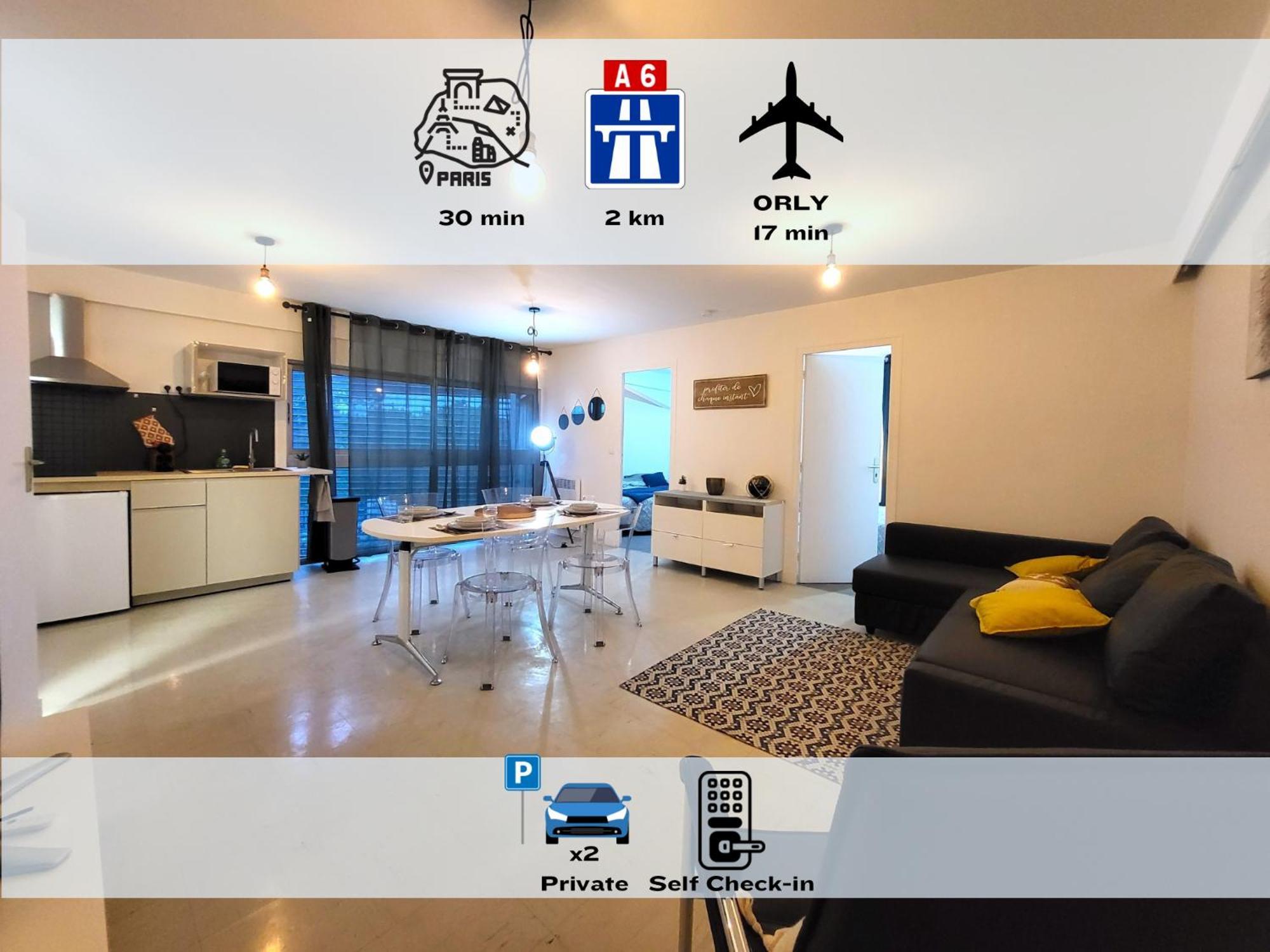 Les Entrepreneurs - Appartements Neufs Et Spacieux, Proche Rer C Et Aeroport Orly 摩兰吉斯 外观 照片